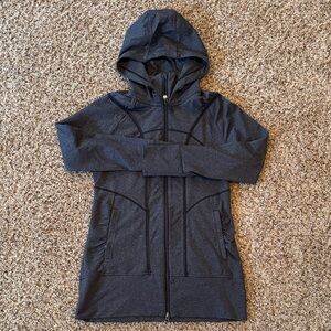 NWOT Athleta Full Zip Hoodie, Grey, Medium